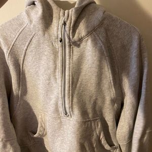 Half zip Scuba Hoodie
